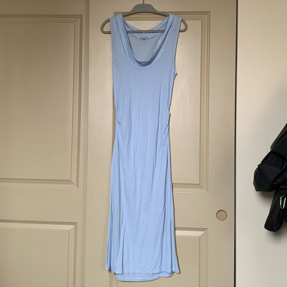 James Perse Pale Blue Midi Dress